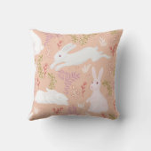 フローライースターウォーターカラーバニー クッション (裏面)