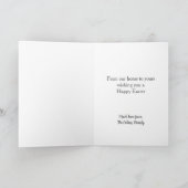 フローライースターノートカード サンキューカード (内部)