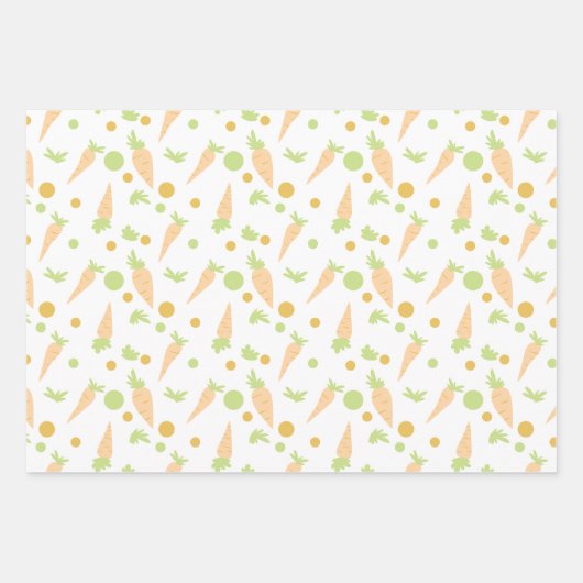 フローライースターバニーキッズイースター ラッピングペーパーシート (正面3)