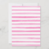 フローライースターバニー誕生日 招待状 (裏面)