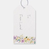 フローライースターバニー&エッグギフトラベル ギフトタグ (裏面)