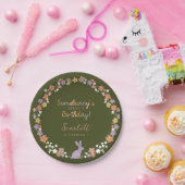 フローライースターバニーSomebunny's Having a誕生日 ペーパープレート (パーティー)