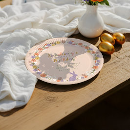 フローライースターバニーSomebunny's Having a誕生日 ペーパープレート