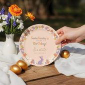 フローライースターバニーSomebunny's Having a誕生日 ペーパープレート