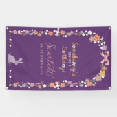 フローライースターバニーSomebunny's Having a誕生日 横断幕 (横)