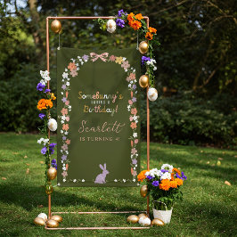 フローライースターバニーSomebunny's Having a誕生日 横断幕