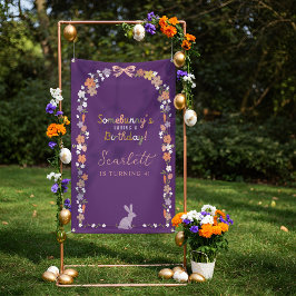 フローライースターバニーSomebunny's Having a誕生日 横断幕