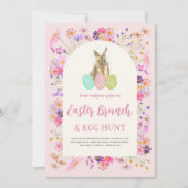 フローライースターブランチと卵狩り 招待状 (正面)