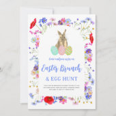 フローライースターブランチと卵狩り 招待状 (正面)