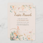 フローライースターブランチパーティー 招待状 (正面/裏面)