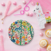 フローライースター卵植物 ペーパープレート (パーティー)