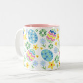 フローライースター卵 ツートーンマグカップ (正面左)