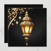 フローライードムバラクイスラム灯ランタンブラック金ゴールド シーズンカード (正面/裏面)