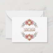 フローライードムバラックランタン ノートカード (正面)