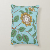 フローラウィスパブルーグリーン アクセントクッション (裏面(縦))