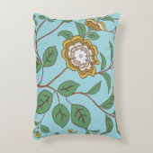 フローラウィスパブルーグリーン アクセントクッション (正面(垂直))