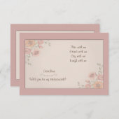 フローラウィスパーズ花嫁カード 招待状 (正面/裏面)