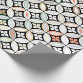 フローラウィスパー： ZazzleWrapMagicラッ独占的プ ラッピングペーパー (角)