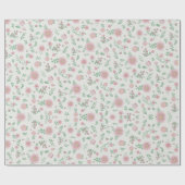 フローラウィスパー: ZazzleWrapMagicラッ独占的プ ラッピングペーパー (フラット)