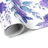 フローラウィスパー： ZazzleWrapMagicラッ独占的プ ラッピングペーパー (ロールコーナー)