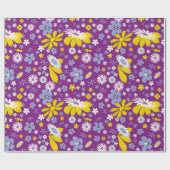 フローラウィスパー： ZazzleWrapMagicラッ独占的プ ラッピングペーパー (フラット)