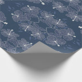 フローラウィスパー: ZazzleWrapMagicラッ独占的プ ラッピングペーパー (角)