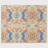 フローラウィスパー: ZazzleWrapMagicラッ独占的プ ラッピングペーパー (フラット)