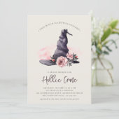 フローラウィッチハットハロウィーンブライダルシャワー 招待状 (スタンド正面)