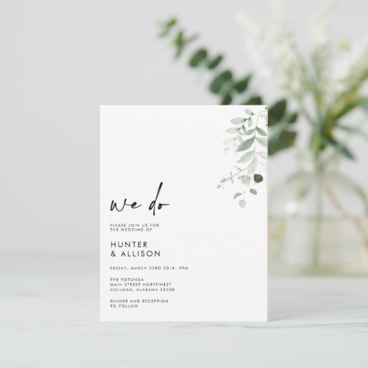 フローラウィドー結婚式招待状 招待状 (スタンド正面)