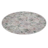 フローラウィムシーコケットプリント – ソフトピフェミニンンク カッティングボード (角)