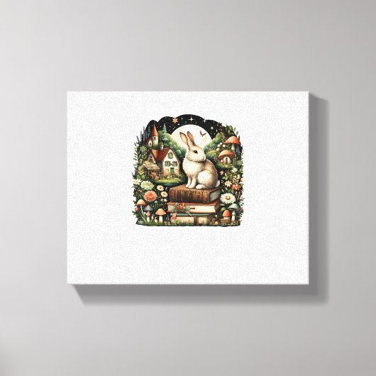 フローラウィメンコテージコアラビットエステティック キャンバスプリント (正面)