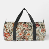 フローラウィリアムモリスヴィンテージデザインジム ダッフルバッグ (裏面)