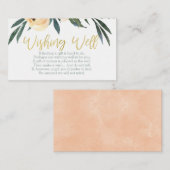 フローラウィングウェルブライダルシャワー挿入カード エンクロージャーカード (正面/裏面)