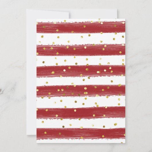 フローラウィンターウエディング招待状 招待状 (裏面)