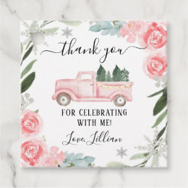 フローラウィンタートラックサンキューラベル フェイバータグ