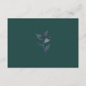 フローラウィンター結婚ブルゴーニュのゲスト詳細 エンクロージャーカード (裏面)