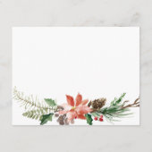 フローラウインターシャワーモダンアドバイスカード エンクロージャーカード (裏面)