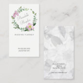 フローラウェディングプランナーガーリー名刺 名刺 (正面/裏面)