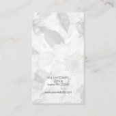 フローラウェディングプランナーガーリー名刺 名刺 (裏面)