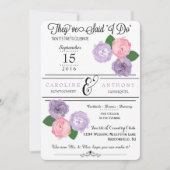 フローラウェディングレセプションのみ招待状 招待状 (正面)