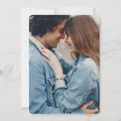 フローラウェディング日付カードを保存 セーブザデート (裏面)