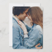 フローラウェディング日付カードを保存 セーブザデート (裏面)