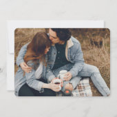 フローラウェディング日付カードを保存 セーブザデート (裏面)