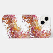 フローラウェーブエレガンス鮮やか- Petal Art iPhone 14 Case-Mate iPhoneケース (裏面 (横))
