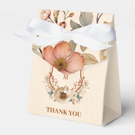 フローラウエスタンクレストモノグラム結婚ズ フェイバーボックス (正面サイド)