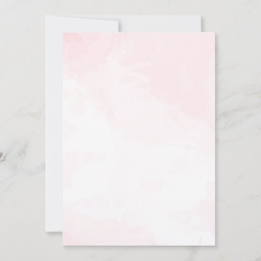 フローラウエスタンブーツキンセアニェラ誕生日 招待状 (裏面)