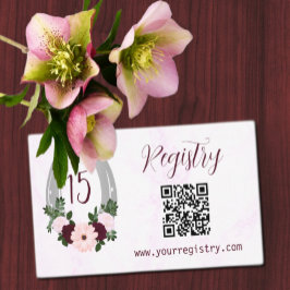 フローラウエスタンホースシューズキンセアニェラ登記簿 エンクロージャーカード