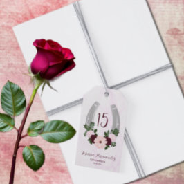 フローラウエスタンホースシューズキンセアニェラ ギフトタグ