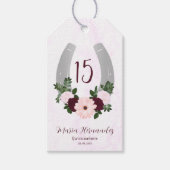 フローラウエスタンホースシューズキンセアニェラ ギフトタグ (正面)