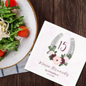 フローラウエスタンホースシューズキンセアニェラ スタンダードカクテルナプキン